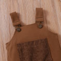 Baby Girl Tops, Suspender Skirt, Headband Suit, Long Sleeve Round Neck Ruffle Crotch Button Front Pocket Dress. 