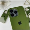 For Apple iphone 13/ iphone 13 Pro / iphone 13 Mini / iphone 13 Pro Max Liquid Silicone Case Luxury Shockproof Soft Touch Premium Case Back Cover Silicone Green Color.