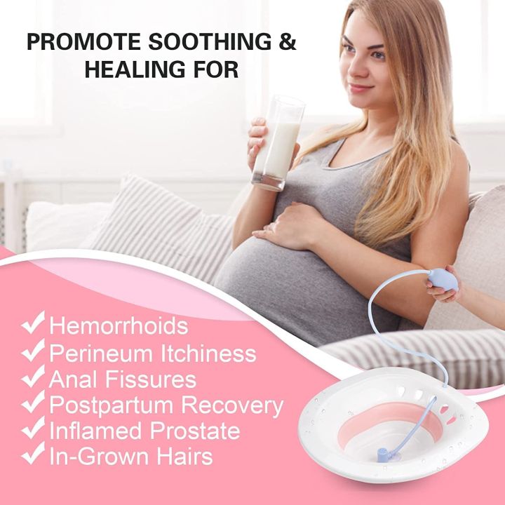 Sitz%20Bath,%20Sitz%20Bath%20for%20Hemorrhoids,%20Sitz%20Bath%20for%20Toilet%20Seat,%20Postpartum%20Care,%20Sits%20Bath%20Kit%20for%20Women,%20Collapsible,%20Flusher%20Hose,%20Drain%20Holes,%20Wider%20Seating%20Area,%20Deeper%20Bowl%20-%20Image%205