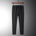 Kan Ice Silk Men'S Summer Ultra Thin Quick Drying Srts Leisure 9-int Pants Trend Loose Large Air Conditioning Trousers. 