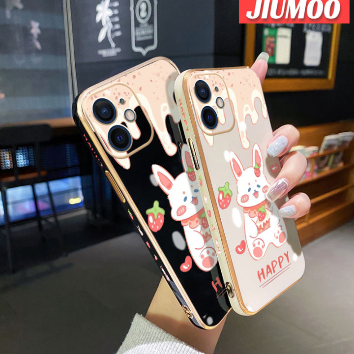 JIUMOO%20For%20Xiaomi%20MI%20Poco%20F4%20GT%20POCO%20F3%20GT%20Redmi%20K40%20Gaming%20K50%20Gaming%20Case%20Cartoon%20Strawberry%20Rabbit%20Luxury%20Plating%20Phone%20Cases%20New%20Square%20Edge%20Pattern%20Silicone%20Soft%20Case%20Camera%20Lens%20Shockproof%20Protection%20Cover%20-%20Image%202