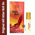 Alif Chocolate_Musk Attar Long Lasting Roll On Non Alcoholic Perfume Halal - 8ml. 