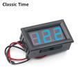 0.56 Inch LED Display Panel Voltage Meter Digital Voltmeter Home Use Voltage 2 line DC 4.5V-30V 2 Wires Red Green Blue. 