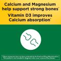 Nature Made Calcium Magnesium Zinc with Vitamin D3 Dietary Supplement for Bone Support 300 Tablets. 