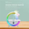 Anti- Air Humidifier 350ml with Bluetooth 5.0 Speaker RGB for Home Office Humidifier Small Humidifier for Indoor Bedroom Living Room Desk Office Bluetooth Speaker.