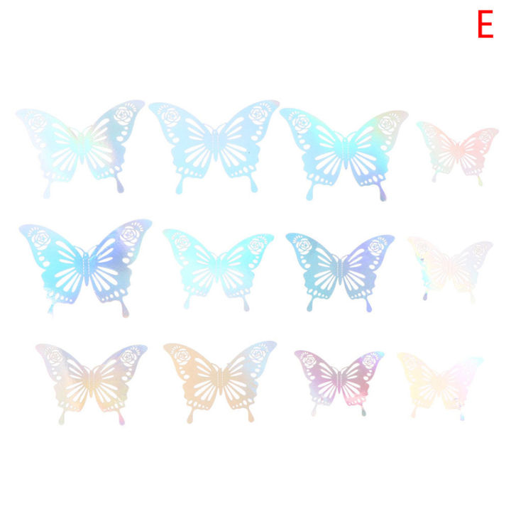 12pcs/lot Butterflies Wall Sticker Beautiful Butterfly for Kids Room Wall Decals