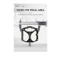 WEST BIKING Flat Bike Pedals MTB Road Mountain Bike Pedals Wide Platform Part Black.
