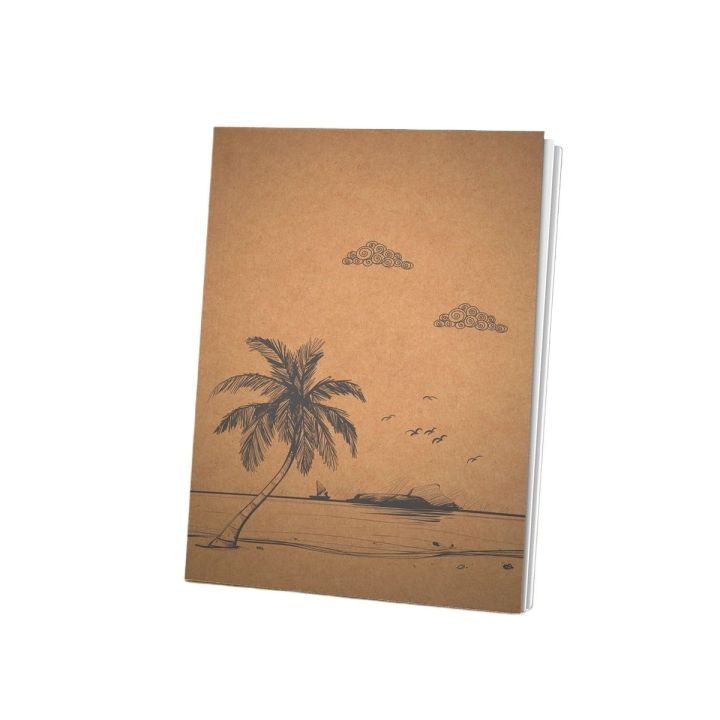 Papertree Vintage A5 Notebook Sketchbook Drawing Sketchpad River and Tree