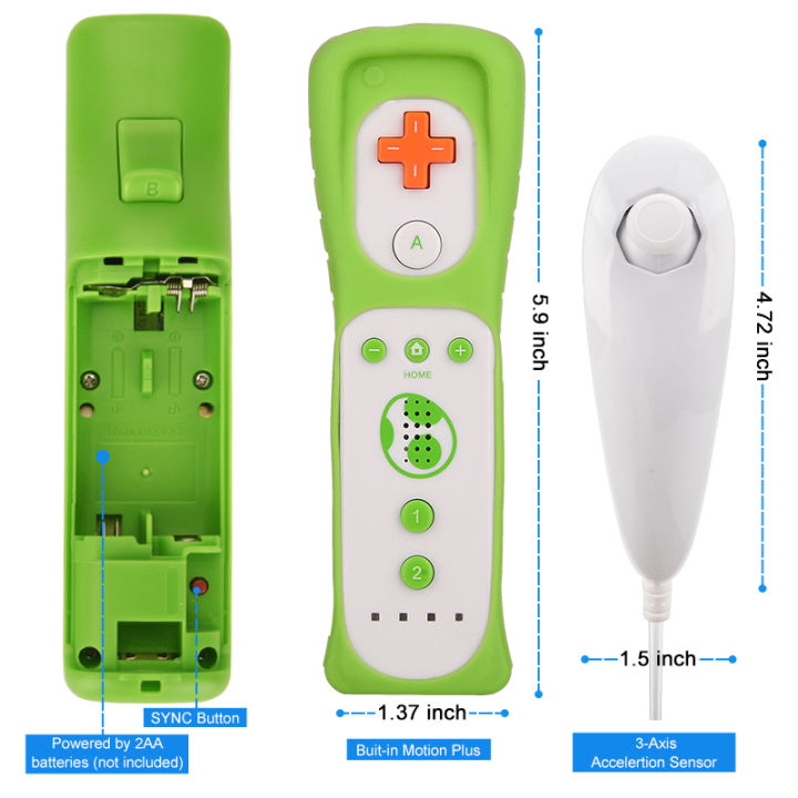 Game%20Control%20i%20Nunchaku%20Controller%201%20Pair%20Wi%20Controller%20Set%20Motion%20Plus%20Remote%20Control%20Wii%20Remote%20Control%20Gamepad%20for%20Nintendo%20Wii%20-%20Image%206