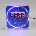 DIY Rotating Digital LED Display Module Alarm Electronic Digital Clock Kit 51 SCM Learning Board 5V DS1302.