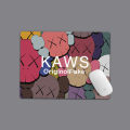 Kaws Small Size Mouse Pad Personalized Graffiti Creative Gaming Computer Keyboard Wristband Thickened Non-Slip Table Mat. 