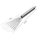 1PC Stainless Steel Slotted Fish Turner Spatula Flexible Kitchen Cooking Tools.
