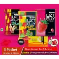 Juzt jelly with Free geometric box (worth of 200/-)-India 3Packet X 73Grm=219Grm. 