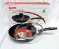 22cm Kiam Classic Non-Stick Fry pan With Glass Lid. 