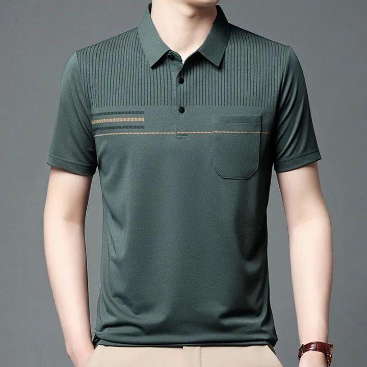 Business%20Office%20Casual%20Solid%20Color%20Polo%20T-shirt%20Male%20Clothes%20Summer%20Fashionable%20Trend%20Men's%20Pockets%20Short%20Sleeve%20Pullovers%20Tops%20Ruiqir%20Super%20Store%20-%20Image%203
