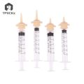 1ml/3ml/5ml/10ml Pet Feeding Nipple For Puppy Dog Cat Hamster Feeding Medicine Feeding Oral Syringe With Silicone Nipple Feeder.