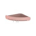 【linfang store】Shelf Organizer Snap Up Corner Shelf Caddy Bathroom Corner Shelf Shower Storage Wall Holder Shampoo Holder Accessories.