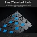 【Happy baby toy store】54pcs/deck Waterproof PVC Plastic Cards Set Magic Tricks Tool Pure Color Black Magic Box-packed. 