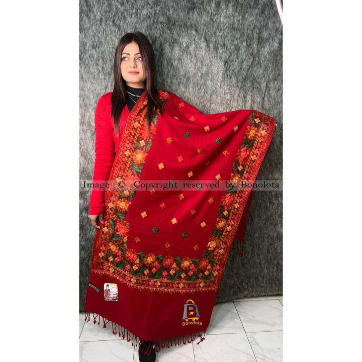 Kashmiri Poshmina shawl || Women winter collection || shal || Bonolota