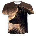 2022 Hot new Men's t shirt 3D Printed Novelty Animal T shirt Funny Short Sleeve Summer Tops Tshirt Male Asian size XXS-6XL.