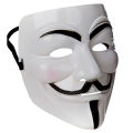 【Top Picks】 Anonymou Hacker V for Vendetta Mater Face Mak Fancy Dre Halloween Prop. 