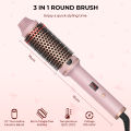 32mm Thermal Brush Heated Curling Iron Brush 1.25inch Round Brush Ceramic Hair Curler Volumizing Brush LCD Display Curling Comb. 