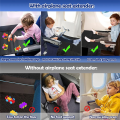 Airplane Cushion Extender with Side Pockets for Leg Rest Airplane Cushion Extender for Kids. 