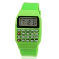 2 In 1 Fashion Digital Student Exam Special Calculator Watch Children Electronic Watch Time Calculator New Watch Mini Calculator. 
