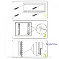 Universal 14- 42 Inch Adjustable TV Wall Mount Bracket Stand Flat Panel TV Frame - Black.