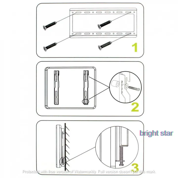 Universal%2014-%2042%20Inch%20Adjustable%20TV%20Wall%20Mount%20Bracket%20Stand%20Flat%20Panel%20TV%20Frame%20-%20Black%20-%20Image%206