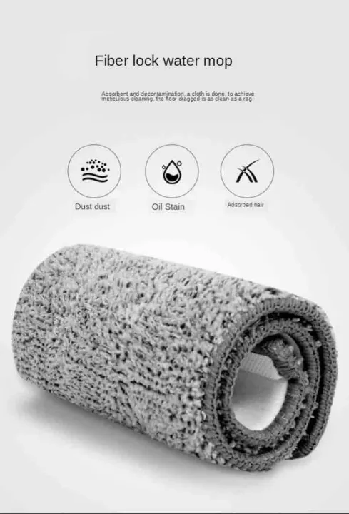 Microfiber%20Flat%20Mop%20Refill%201%20PCS,%2013X4.5%20Inch%20Flat%20Mop%20Replacement%20Pad%20-%20Image%202