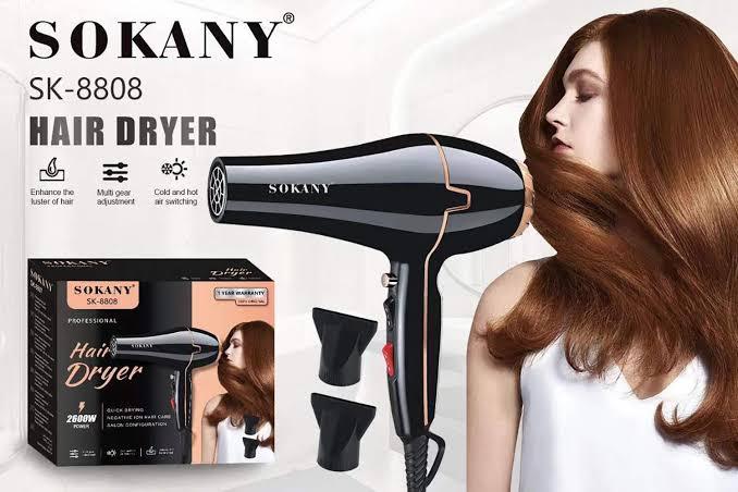 Sokany SK - 8808 Hot And Cool Hair Dryer 1800/2200 Watt