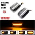 Dynamic LED Flowing Water Turn  Lights Blinker Indicator Car Lamp For Toyota Land Cruiser Landcruiser 70 80 100 Series. 