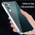 Vivo Y04 Transparent Clear Slim Soft TPU Cover Case With Bumper. 