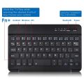 Mini Wireless Bluetooth Keyboard Keyboard for Ipad Mobile Phone Tablet Mute Button Rechargeable Keyboard for Android Ios Windows.