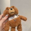 Plush Cartoon Teddy Bear Airpods Earphone Sleeves Apple 1/2 Bluetooth Wireless Protective Case Drop-Resistant for Women.
