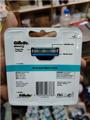 Gillette%20Mach3%208%20PCs%20Cartridge%20Blade%20Germany+poland%20-%20Image%203