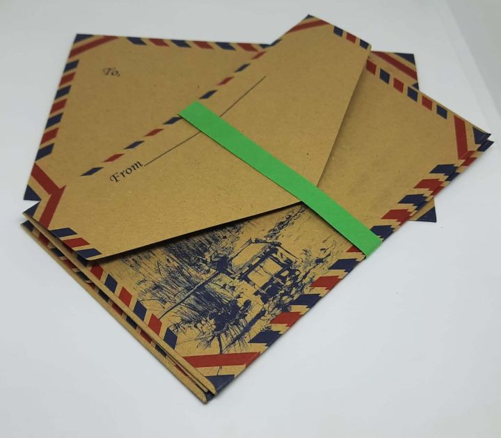 Post%20Office%20Craft%20Paper%20Message%20Envelope%20Kham%20Letter%20Kham%20Gift%20Kham%20Vintage%20Kham%20-%20Image%202