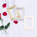 9 Pcs Photo Frame Ornaments Holders Picture Frames Mini Houses Miniature Photograph Background Props Retro Resin Compact Wall. 