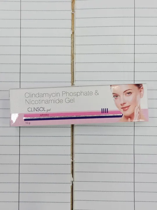 Clinsol%20Gel%2015g%20(Clindamycin%20(1%25w/w)%20+%20Nicotinamide%20(4%25w/w)%20-%20Image%202