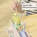NBX Desk Side Storage Marker Pencil Box Desktop Organizer with Management Tray. 
