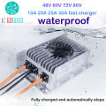 48V 60V 72V 84V Li-ion Lifepo4 ion Lithium Battery Charger Waterproof High Power Car Fast Charge 15A 20A 25A 30A ebike Lipo Pack.