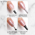 Myyeah 5ml 8 Colors Solid Pearl Shell Spiral Gel Nail Art Glitter Pearly Semi Permanent Nail Soak Off UV Gel Varnish DIY Manicure Tool. 