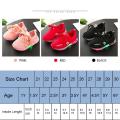 Children's Casual Sneakers Baby Shoes Girls Boys Walking Shoes Mesh Led Light Luminous Runing Shoes Sport Flats(Red EU:21). 