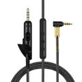 Replacement Nylon Braided OFC Cable Cord For Bose QC15 QC2 QuietComfort 15 2 Headphones.