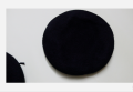 Fashion Beret Cap for Men- Style Beret Wool Caps + Fee Metal Star. 