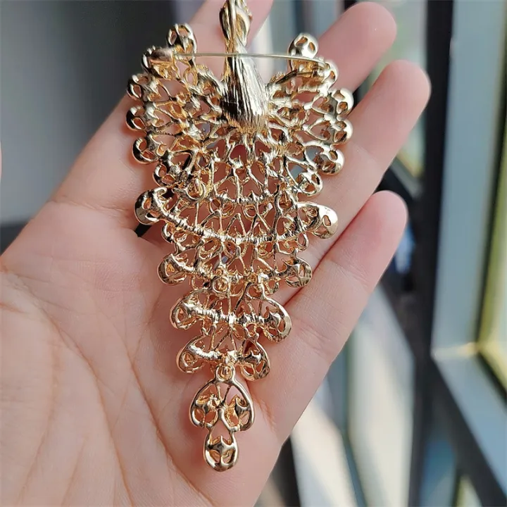 Peacock%20Corsage%20High-end%20Rhinestone%20Brooch%20Clothing%20Accessories%20-%20Image%204