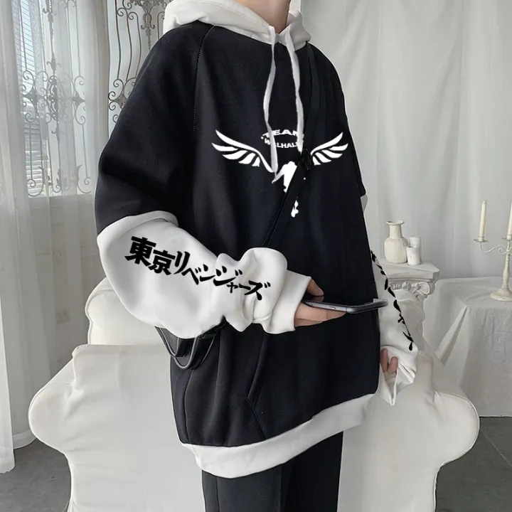Hot Tokyo Manji Gang Manga Tokyo Revengers Japanese Anime Women Sweatshirt Winter Goth Aesthetics Clothes Two Piece Hoodies