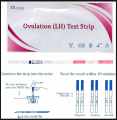 5 Pcs Ovulation Test Strip Paper Urine Tester Kit Rapid Display Female Health Tool. 