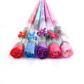 Soap Soap Rose Fragrant 3-colours Single Artificial Flower Gradient Mother's Day Bouquet for Home Decor Gift for Her Celebration Accessory Romantic Gesture Wedding Decoration.